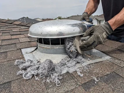 Cleaning Dryer Vent On Roof in Cleveland Heights