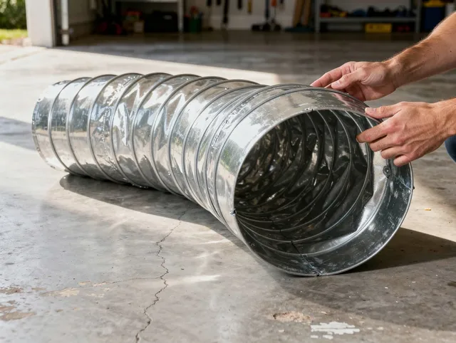 Cleveland Heights Dryer Vent Cleaning specialist using advanced equipment for thorough duct cleaning in Cleveland Heights