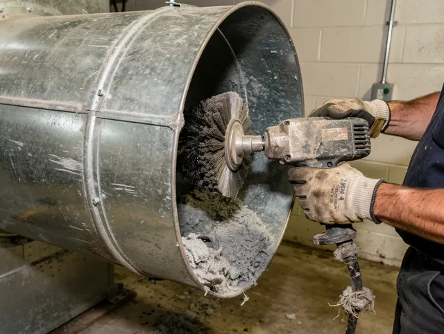 Industrial-grade dryer vent cleaning by Cleveland Heights Dryer Vent Cleaning in Cleveland Heights